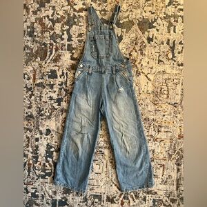 ZARA KIDS GIRLS DENIM JEAN OVERALLS SIZE 9 134 CM